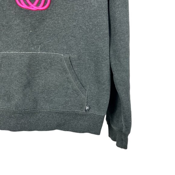 Aritzia Gray Hoodie with Pink Design - Picture 5 of 13